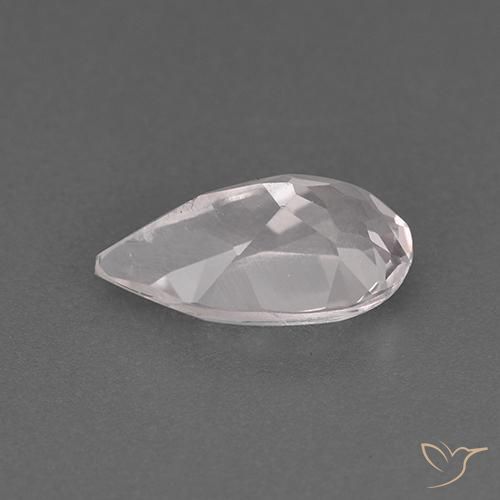 Morganite Rosa chiaro naturale da 0.97 ct, Forma a pera, VS