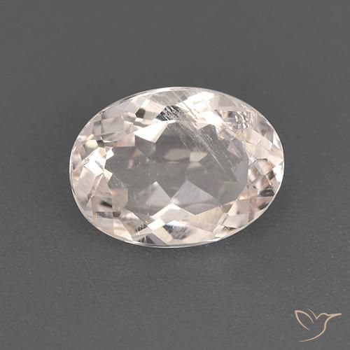 1.18ct Naturale Rosa medio-chiaro Morganite, Ovale, VS