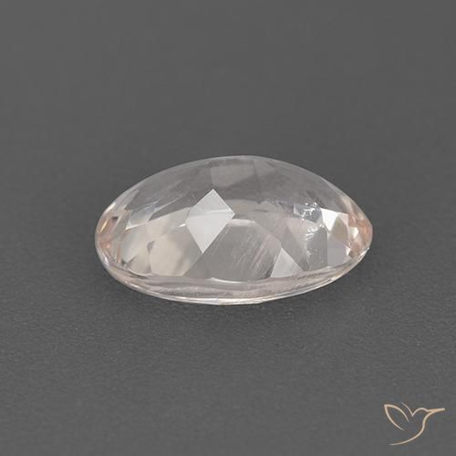 Morganite Rosa medio-chiaro naturale da 1.18 ct, Ovale, VS