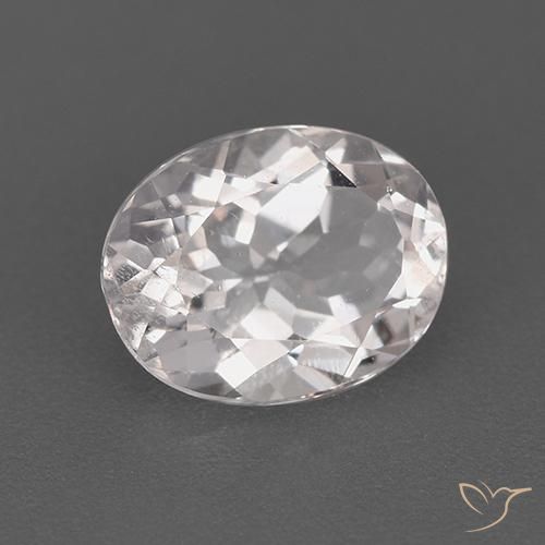Morganite Rosa chiaro naturale da 1.20 ct, Ovale, VS