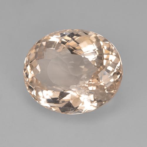 Morganite naturale rosa da 5,42 ct, taglio ovale, VS