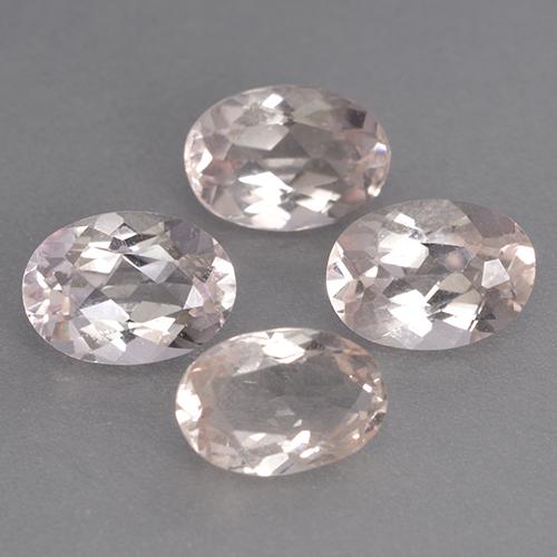 Morganite naturale rosa da 2,90 ct, taglio ovale, VS