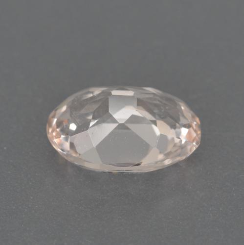 Morganite Rosa medio-chiaro naturale da 1.00 ct, Taglio ovale, VVS-VS