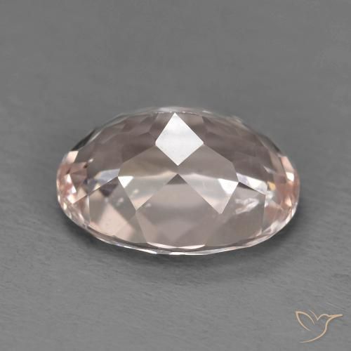 Morganite Rosa chiaro naturale da 1.72 ct, Ovale, VS