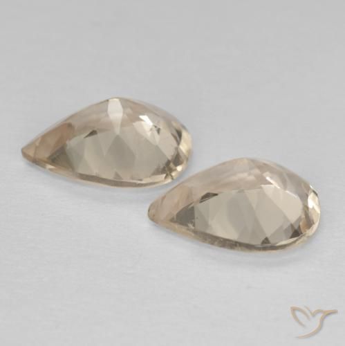 Gemme di Morganite Dorato chiaro naturale da 1.74 ct, Forma a pera, VS