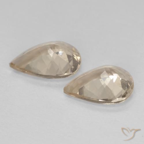 Gemme di Morganite Dorato chiaro naturale da 1.68 ct, Forma a pera, VS