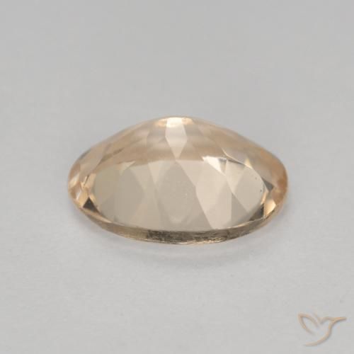 Morganite Rosa salmone naturale da 1.05 ct, Ovale, VVS-VS