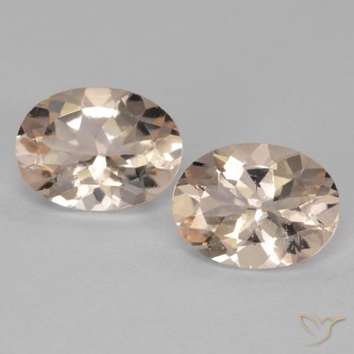 2.14ctw Naturale Rosa medio Morganite, Ovale, VS
