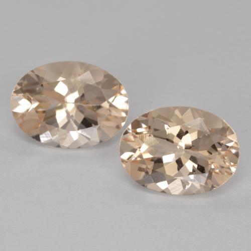 Morganite naturale rosa da 2,33 ct, taglio ovale, VVS-VS