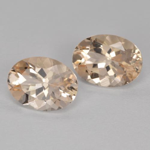 Morganite naturale rosa da 2,33 ct, taglio ovale, VVS-VS
