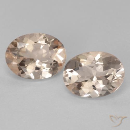 2.19ctw Naturale Rosa medio Morganite, Ovale, VVS-VS