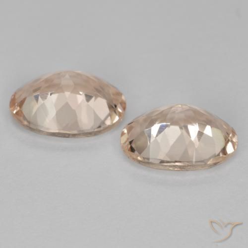 Gemme di Morganite Rosa medio naturale da 2.19 ct, Ovale, VVS-VS