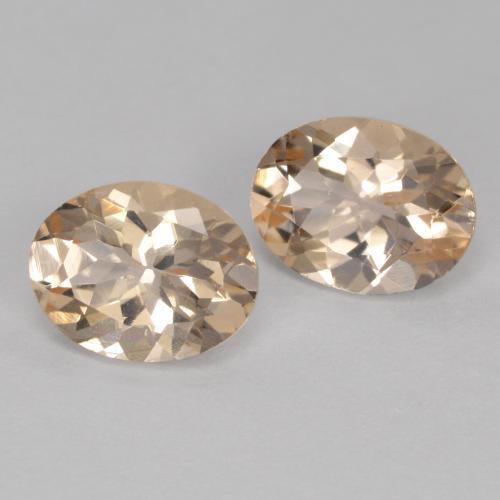 Gemme di Morganite Dorato chiaro naturale da 2.17 ct, Taglio ovale, VVS-VS