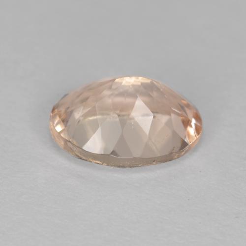 Morganite Rosa medio naturale da 1.24 ct, Taglio ovale, VS