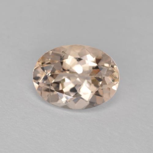 Morganite naturale rosa da 1,12 ct, taglio ovale, VS