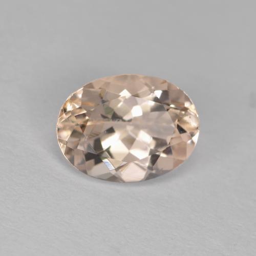 Morganite naturale rosa da 1,12 ct, taglio ovale, VS