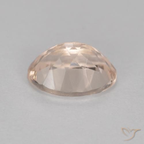Morganite naturale rosa da 1,21 ct, taglio ovale, VS