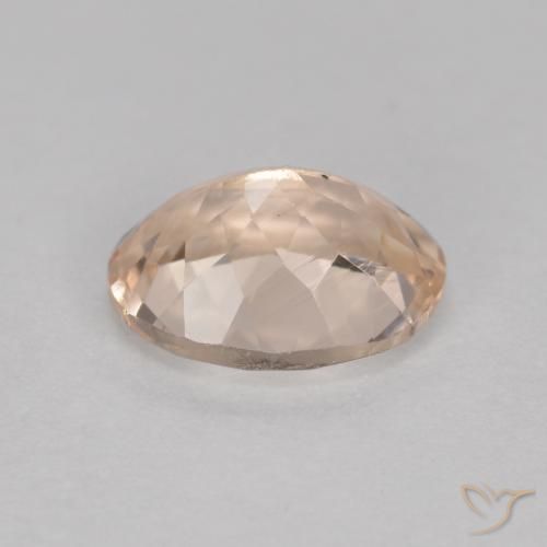 Morganite Rosa medio naturale da 1.23 ct, Ovale, VS