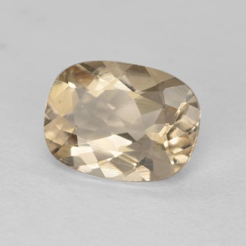 Morganite naturale dorato da 1,14 ct, taglio a cuscino, VVS-VS