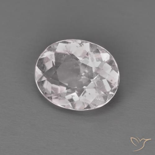 Morganite Rosa chiaro naturale da 1.16 ct, Ovale, VS