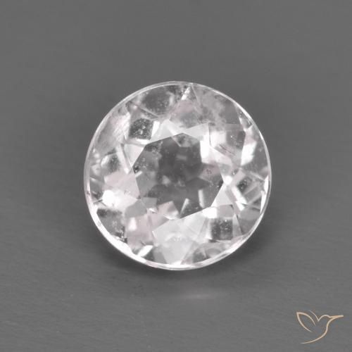 0.71ct Naturale Rosa chiaro Morganite, Rotondo, VS