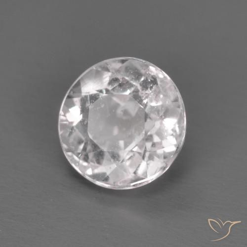 Morganite Rosa chiaro naturale da 0.71 ct, Rotondo, VS