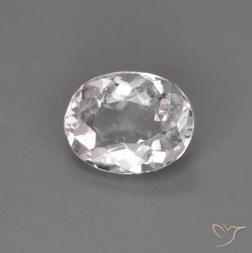 Morganite Rosa chiaro naturale da 0.93 ct, Ovale, VS