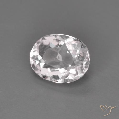 Morganite Rosa chiaro naturale da 0.93 ct, Ovale, VS