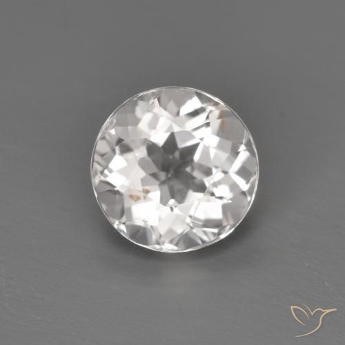 1.09ct Naturale Rosa chiaro Morganite, Rotondo, VS