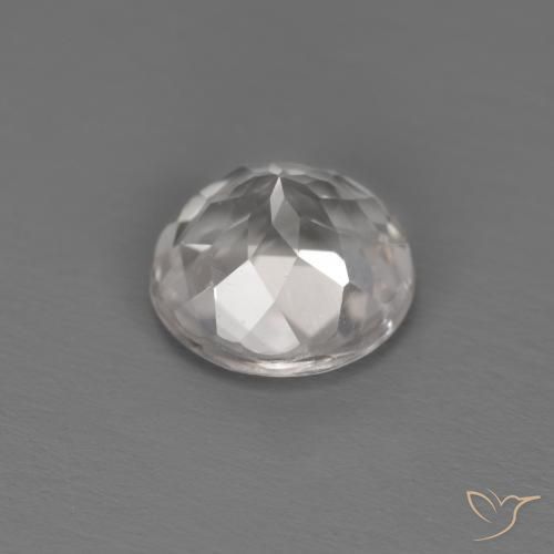 Morganite Rosa chiaro naturale da 1.09 ct, Rotondo, VS