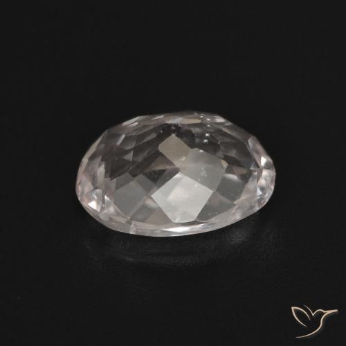 Morganite Rosa chiaro naturale da 1.23 ct, Ovale, VS