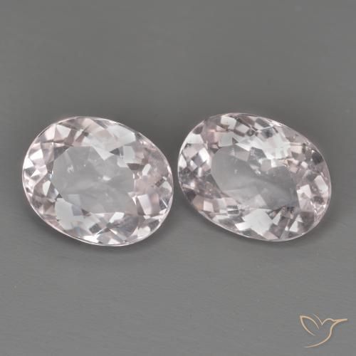 Gemme di Morganite Rosa chiaro naturale da 3.28 ct, Ovale, VS