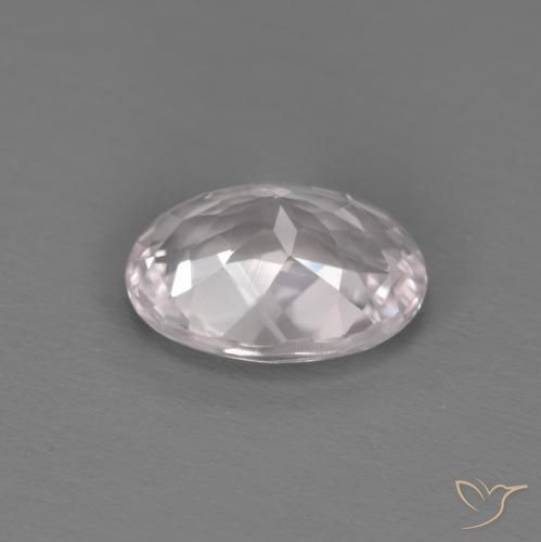 Morganite Rosa chiaro naturale da 0.94 ct, Ovale, VVS