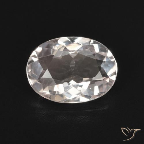 1.27ct Naturale Rosa chiaro Morganite, Ovale, VVS