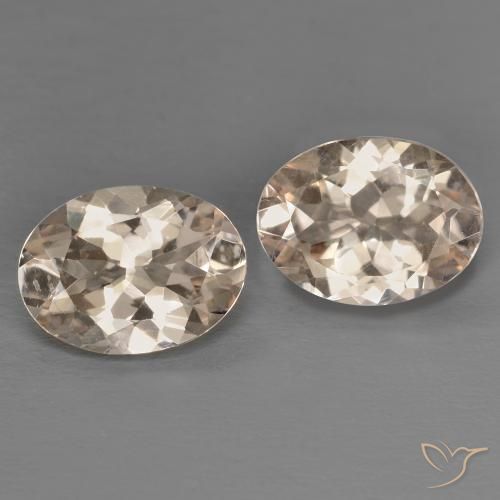 Gemme di Morganite Rosa medio naturale da 1.96 ct, Ovale, VS