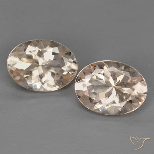 2.12ctw Naturale Rosa salmone Morganite, Ovale, VS