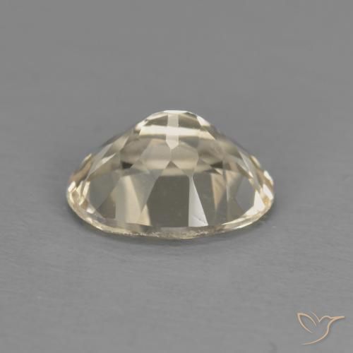 Morganite Dorato chiaro naturale da 1.09 ct, Ovale, VVS-VS