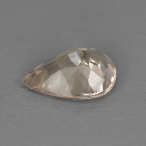 Morganite naturale rosa da 0,85 ct, taglio a pera, VS