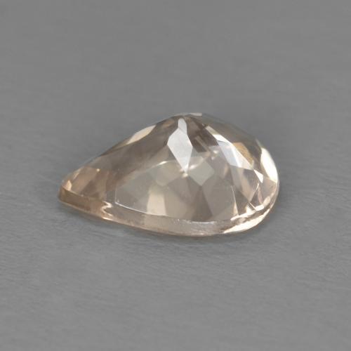 Morganite naturale rosa da 0,84 ct, taglio a pera, VS