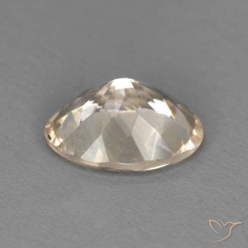 Morganite Dorato chiaro naturale da 0.99 ct, Ovale, VS