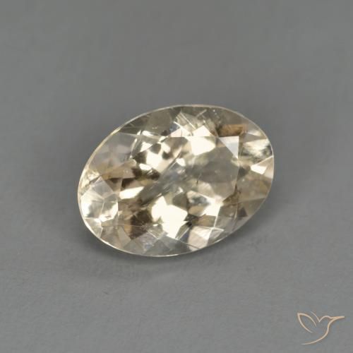 Morganite Dorato chiaro naturale da 1.04 ct, Ovale, VS