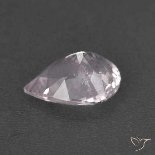 Morganite Rosa chiaro naturale da 1.19 ct, Forma a pera, VS-SI