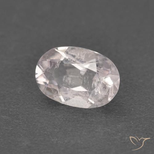 Morganite Rosa chiaro naturale da 0.57 ct, Ovale, VS-SI