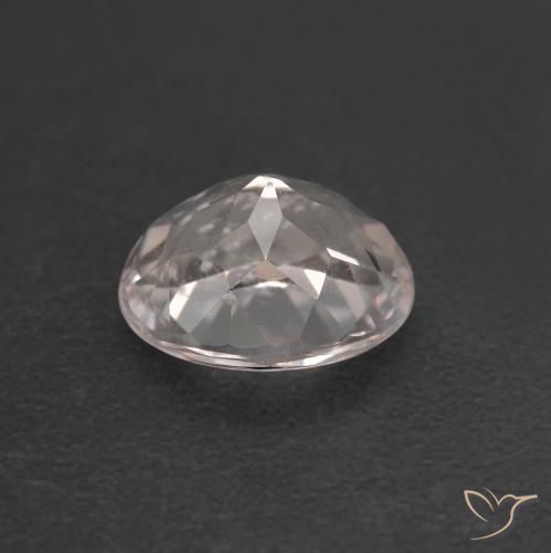 Morganite Rosa Molto Chiaro naturale da 0.99 ct, Ovale, VS