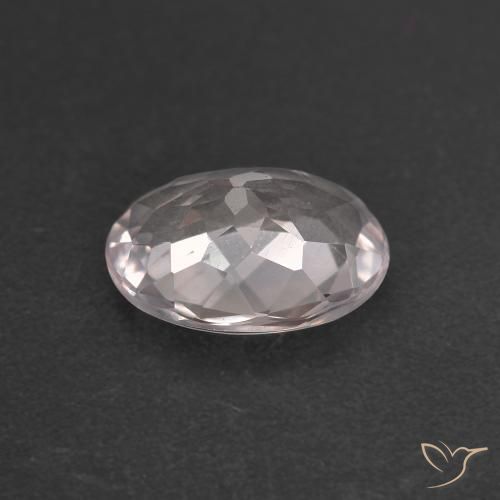 Morganite Rosa Molto Chiaro naturale da 1.22 ct, Ovale, VVS-VS
