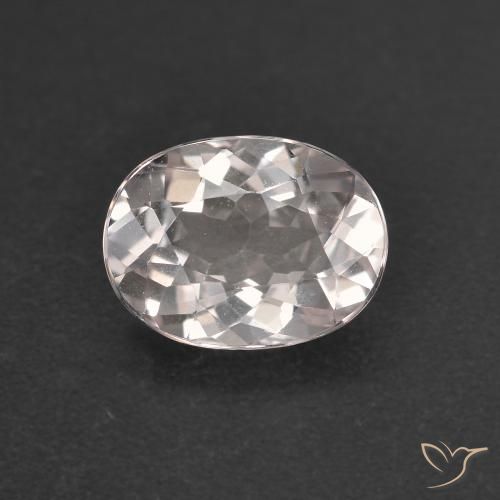 0.98ct Naturale Rosa Molto Chiaro Morganite, Ovale, VVS