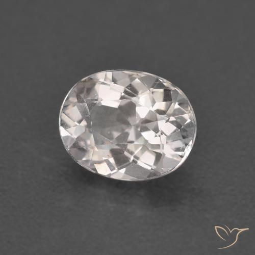 Morganite Rosa Molto Chiaro naturale da 0.94 ct, Ovale, VS