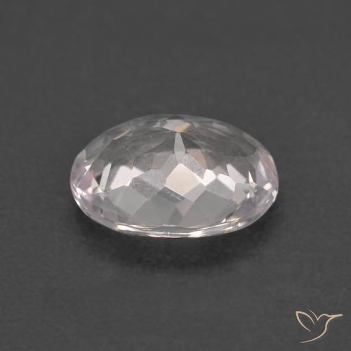 Morganite Rosa chiaro naturale da 1.66 ct, Ovale, VVS-VS