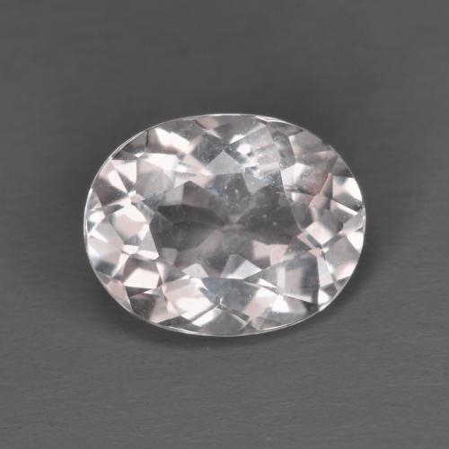 Morganite naturale rosa da 1,74 ct, taglio ovale, VVS-VS