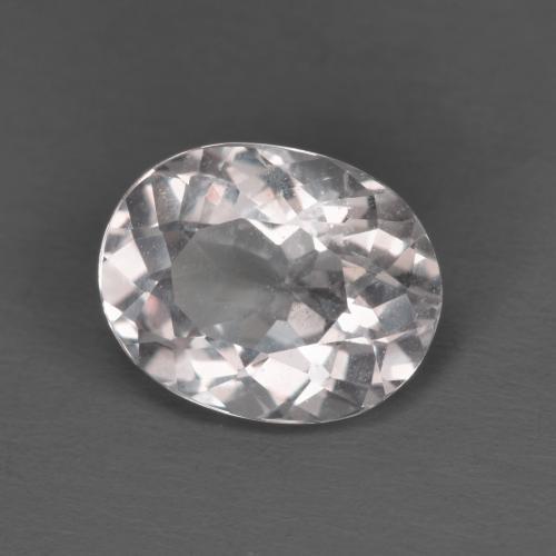 Morganite naturale rosa da 1,74 ct, taglio ovale, VVS-VS